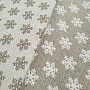 Luxurious decorative fabric FLAKES BEIGE