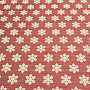Luxurious decorative fabric FLAKES RED