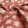 Luxurious decorative fabric FLAKES RED