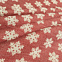 Luxurious decorative fabric FLAKES RED