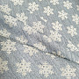 Luxurious decorative fabric FLAKES GREY