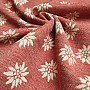 Luxurious decorative fabric DAISIES RED