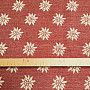Luxurious decorative fabric DAISIES RED