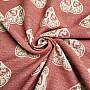 Luxurious decorative fabric HEART WITH DEER