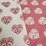 Luxurious decorative fabric HEART WITH DEER