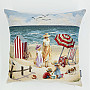 Tapestry pillowcase CHILDREN ON THE BEACH