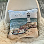 Tapestry pillowcase LIGHTHOUSE AT LOW TIDE