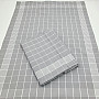 Cotton towels LIGHT GREY CHECK