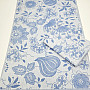 Cotton towels BLUE FLOWERS