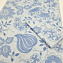 Cotton towels BLUE FLOWERS