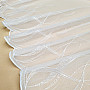 Ready-made curtain with embroidery V 614