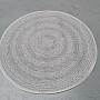 Outdoor rug STAR rosette gray