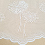 Jacquard curtain CHMÝŘÍ white