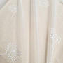 Jacquard curtain CHMÝŘÍ white