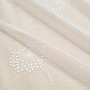Jacquard curtain CHMÝŘÍ white