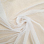 Jacquard curtain DOTS white