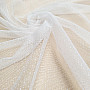 Jacquard curtain DOTS white