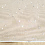 Jacquard curtain DROP white