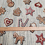 Tapestry fabric CHRISTMAS GINGERBREAD
