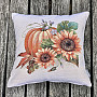 Tapestry pillowcase PUMPKINS AND SUNFLOWERS