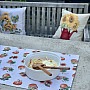 Gobelin tablecloth and scarf PUMPKIN PICKUP