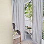 Decorative outdoor curtain GAIA GREY