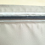 Decorative outdoor curtain GAIA WHITE COFFEE