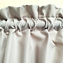 Decorative outdoor curtain GAIA WHITE COFFEE
