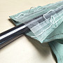 Decorative outdoor curtain GAIA GREEN