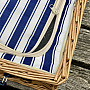 Picnic basket GARDEN brown for 2 people