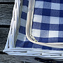 Picnic basket GARDEN white for 4 people
