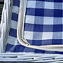 Picnic basket GARDEN white for 4 people
