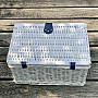 Picnic basket GARDEN white for 4 people