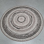 Outdoor rug STAR rosette gray-brown