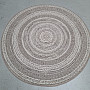 Outdoor rug STAR rosette gray-brown