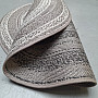 Outdoor rug STAR rosette gray-brown