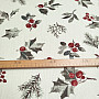 Luxurious decorative fabric HOLLY GREY