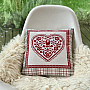 Tapestry pillowcase HEART IN A BOX 2