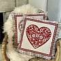 Tapestry pillowcase HEART IN A BOX 1