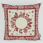 Christmas tapestry cover FOLK CHRISTMAS 2 red