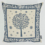 Christmas tapestry cover FOLK CHRISTMAS 1 blue