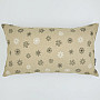 Christmas decorative cover FLAKES GREY WHITE