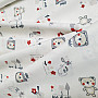 Children&#39;s fabric TEDDY BEAR red
