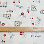 Children&#39;s fabric TEDDY BEAR red
