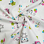 Children&#39;s fabric TEDDY BEAR pink green