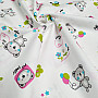 Children&#39;s fabric TEDDY BEAR pink green