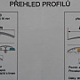 Transition profile BRONZE 40 mm, self-adhesive