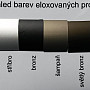 Transition profile LIGHT BRONZE 30 mm, self-adhesive-thorn