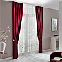 Modern embroidered curtain GERSTER 11443 white/beige