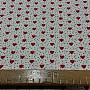 Cotton fabric MINI HEART red combination 04